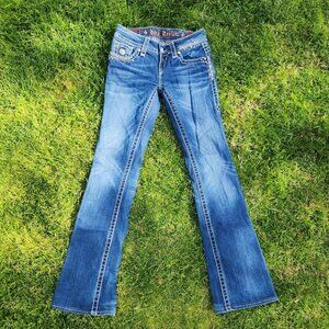 Vintage Y2K Rock Revival Jen Bootcut Jeans 🔥